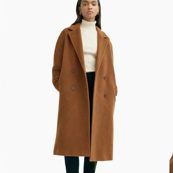 Aritzia Camel Coat Babaton The Slouch - Picture 1 of 6